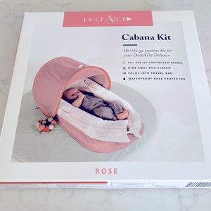 NEW IN BOX - Dock A Tot Deluxe+ Cabana Kit in Rose